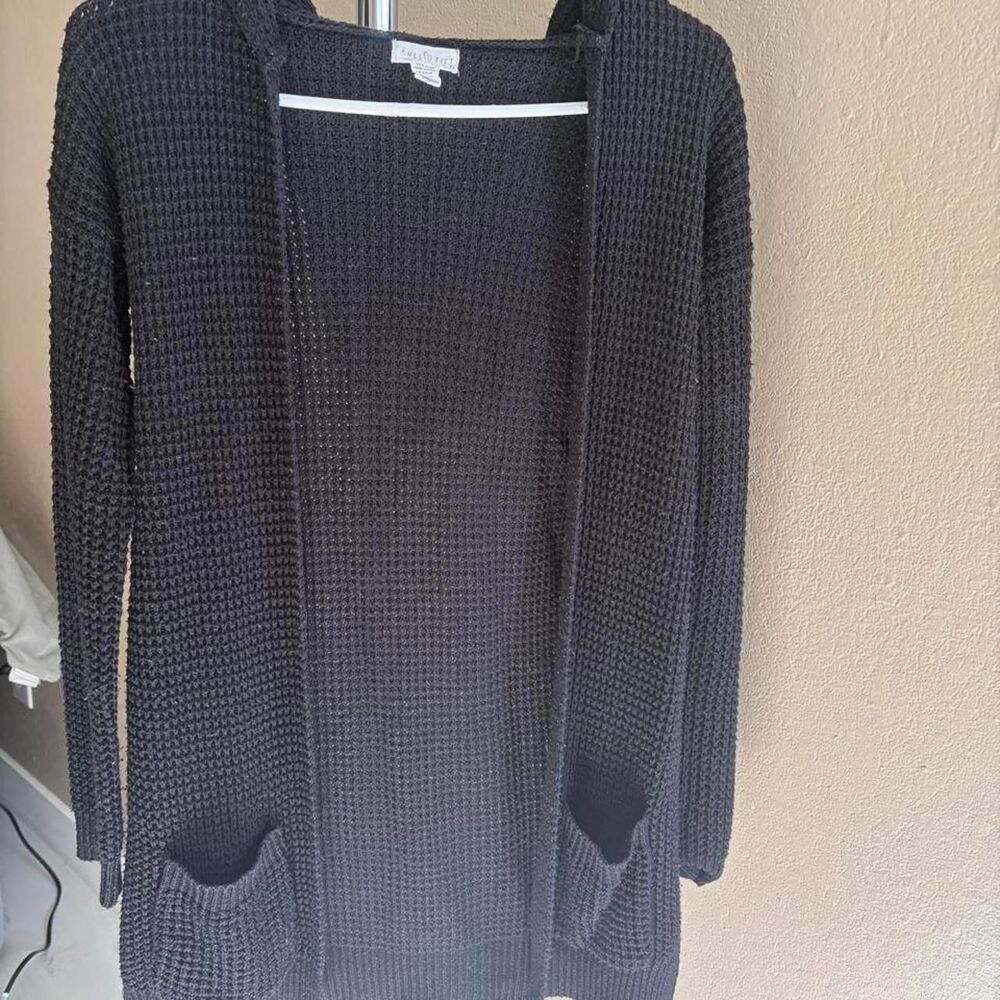 Full-tilt Women's Black Cardigan